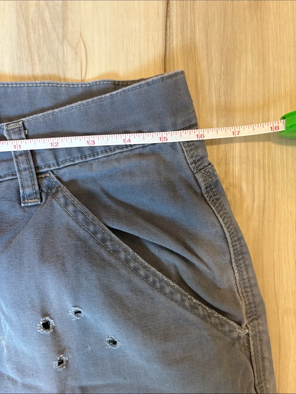 VTG 90s Silver tab Distressed Work Pants
